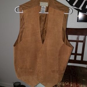 Arizona Mens suede vest. Size Large